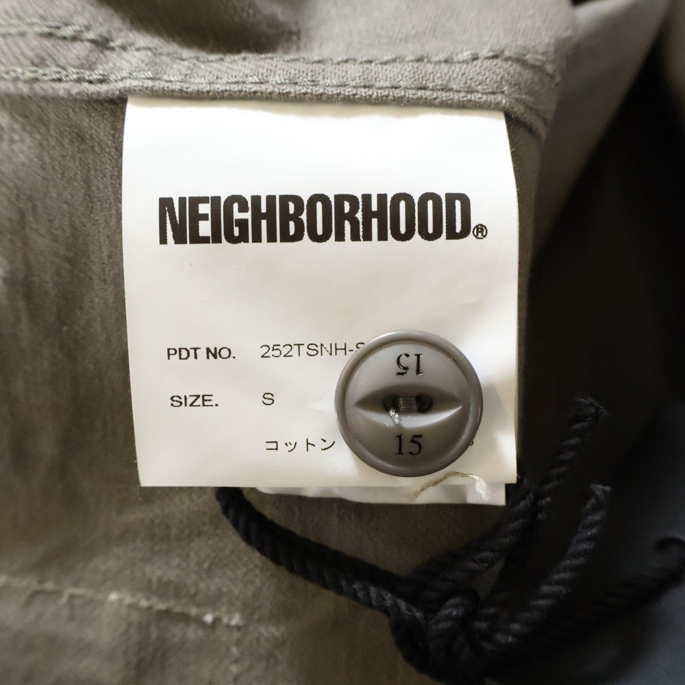 NEIGHBORHOOD(ネイバーフッド) 25AW FATIGUE SHIRT LS ファティーグ ミリタリー 長袖シャツ ブラウン 252TSNH-SHM09