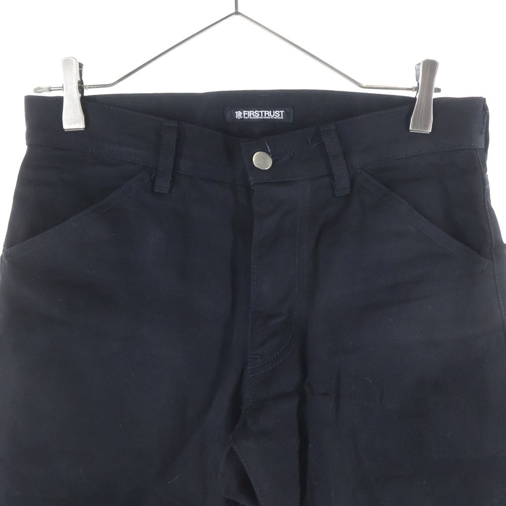 FIRSTRUST(ファーストラスト) STRAY DOG SKINNY TROUSER SOLID ストレイドッグ ソリッド コットンスキニートラウザー デニムパンツ ブラック 241FRPT-001S