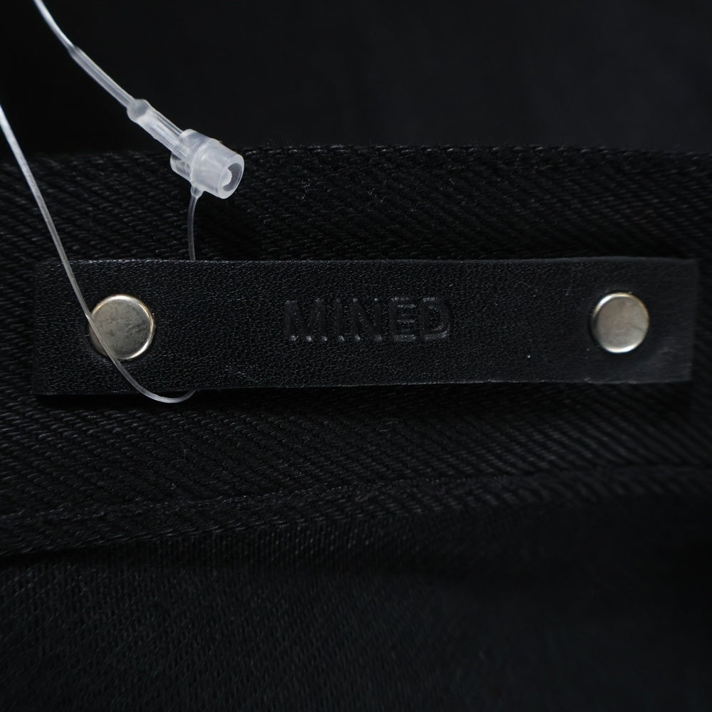 MINEDENIM(マインデニム) 101 Standard Slim OWS スタンダードスリム ボタンフライ スキニーパンツ ブラック FPKH101NST-99-302-2
