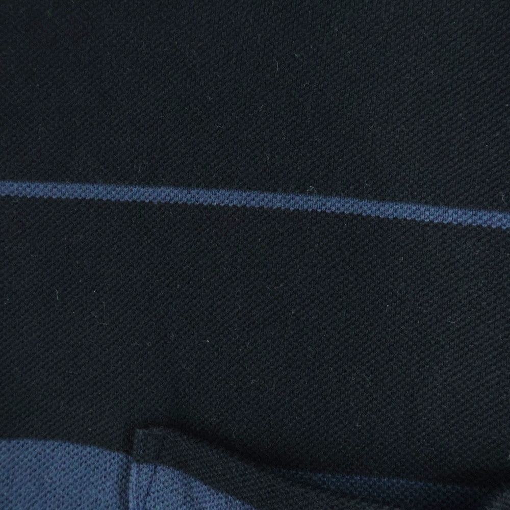 WACKO MARIA(ワコマリア) 23SS STRIPED CREW NECK T-SHIRT ストライプド クルーネック 半袖ポケットTシャツ カットソー ネイビー/ブラック 23SS-WMT-SS01