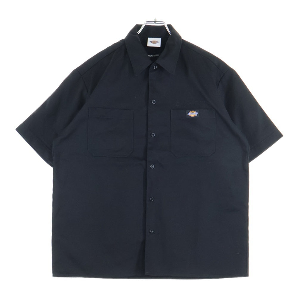 WACKO MARIA(ワコマリア) 25SS ×DICKIES WORK SHIRT TYPE-1 ディッキーズ 半袖ワークシャツ ブラック 25SS-WMS-DC01