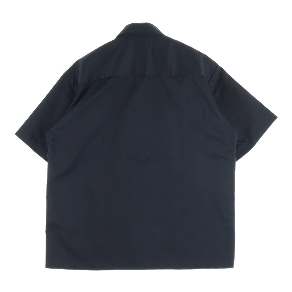 WACKO MARIA(ワコマリア) 25SS ×DICKIES WORK SHIRT TYPE-1 ディッキーズ 半袖ワークシャツ ブラック 25SS-WMS-DC01