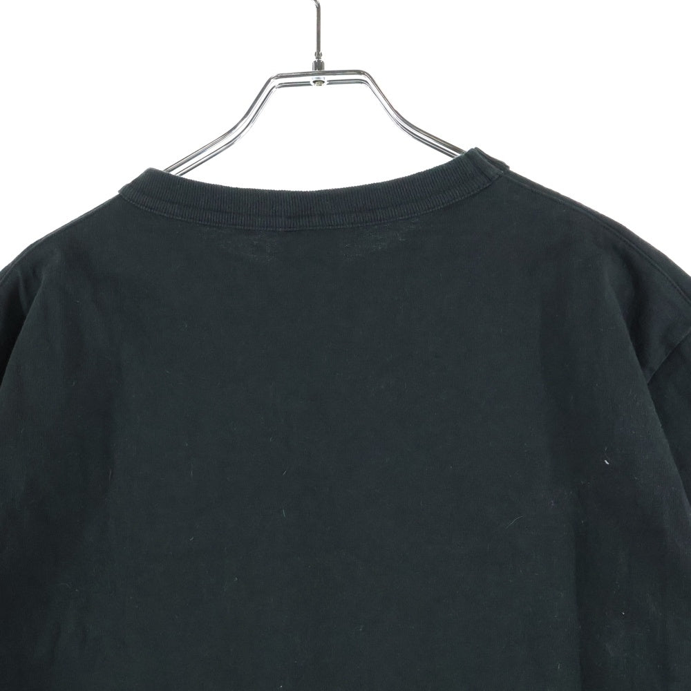 CHAMPION(チャンピオン) ×DSMG ドーバーストリートマーケット銀座 ロゴプリント 半袖Tシャツ カットソー ブラック C5-Z324