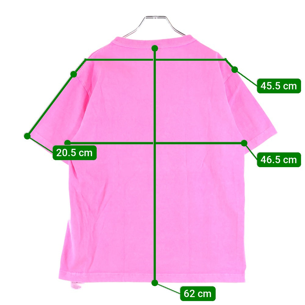 CHAMPION(チャンピオン) ×DSMG ドーバーストリートマーケット銀座 ロゴプリント 半袖Tシャツ カットソー ピンク C5-Z325