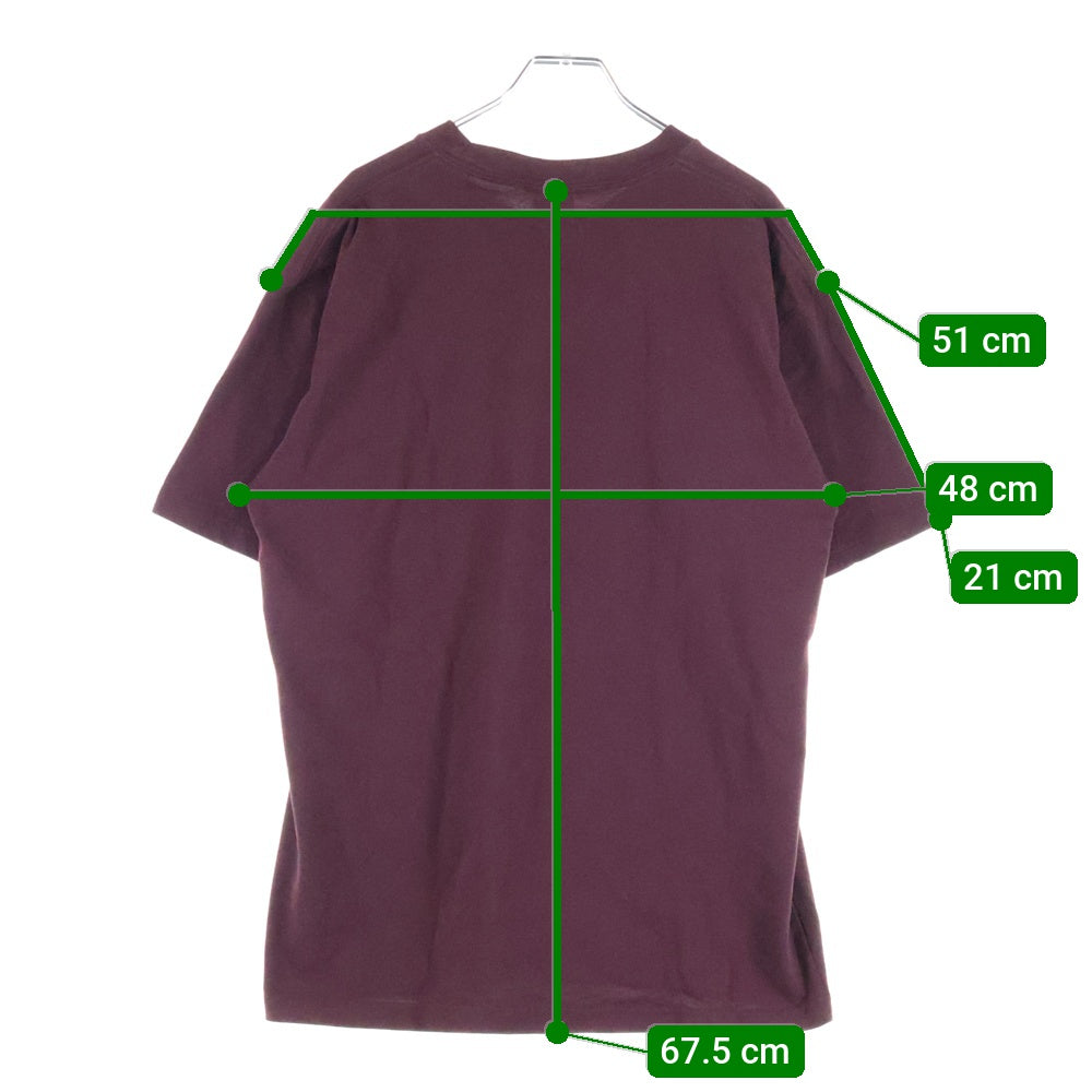 NIKE(ナイキ) ×DSM Mens T-Shirt ドーバーストリートマーケット フロントプリント 半袖Tシャツ カットソー バーガンディー IH3205-652