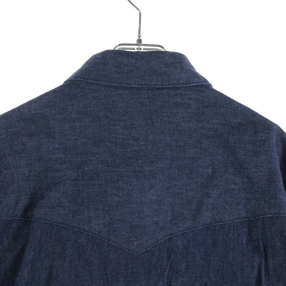 WACKO MARIA(ワコマリア) 24SS ×LEE DENIM WESTERN SHIRT リー デニムウエスタン長袖シャツ インディゴ 24SS-WMS-LE01