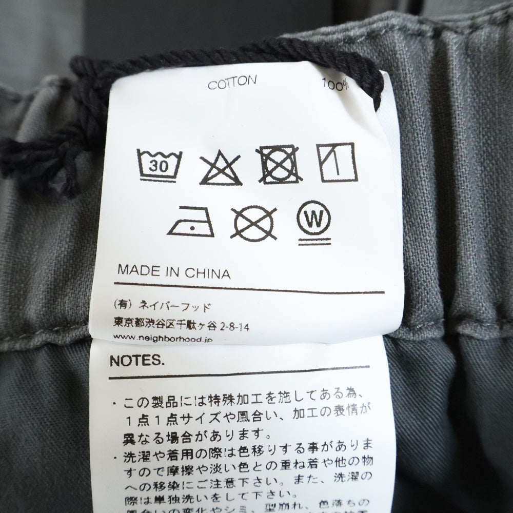 NEIGHBORHOOD(ネイバーフッド) 25SS WIDE CARGO SHORT PANTS ワイドカーゴ ショートパンツ ハーフパンツ グレー 251SPNH-PTM07