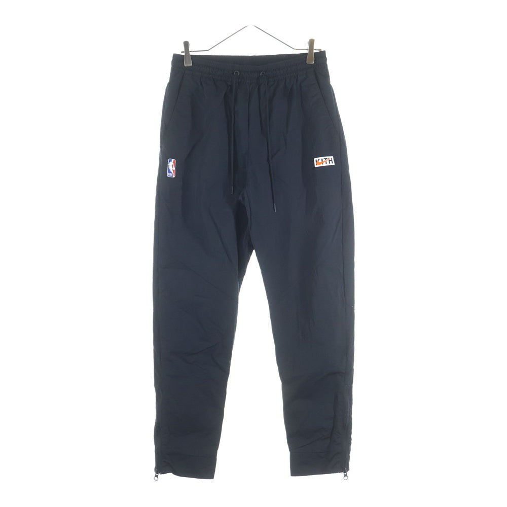NIKE(ナイキ) 21AW ×KITH NEW YORK KNICKS MADISON PANT キス ニューヨーク ニックス マディソン ナイロン ジョガーパンツ ブラック CZ1805-010