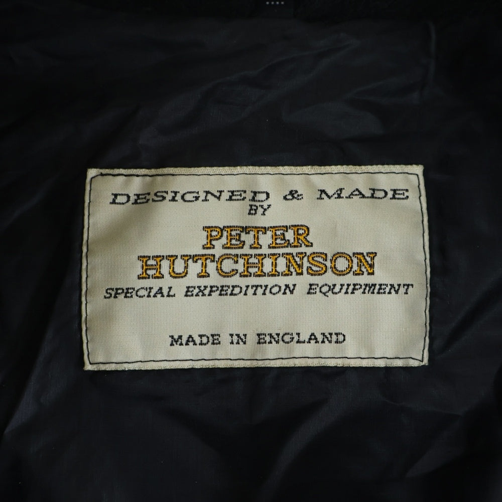 NO BRAND(ノーブランド) PETER HUTCHINSON ピーターハッチンソン ナイロン フーデッド ダウンジャケット ブラウン PH-11AW01