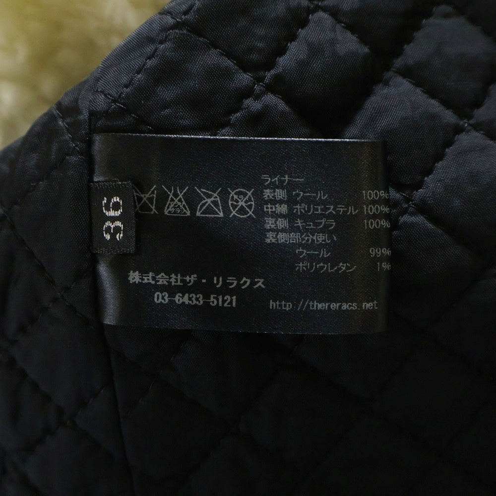 THE RERACS(ザ リラクス) ボアベストライナーモッズコート ブラックx