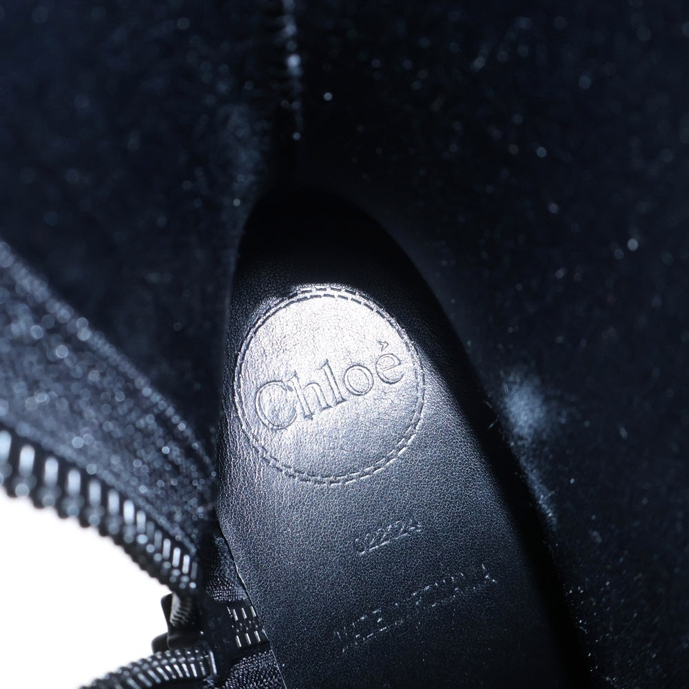 Chloe(クロエ) BETTY ベティ サイドジップ レインブーツ レディース ブラック 022124