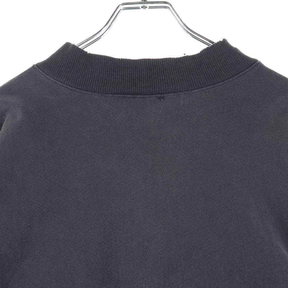 CHAMPION(チャンピオン) 90s REVERSE WEAVE リバースウェーブ スナップボタン スウェット トレーナー ブラック