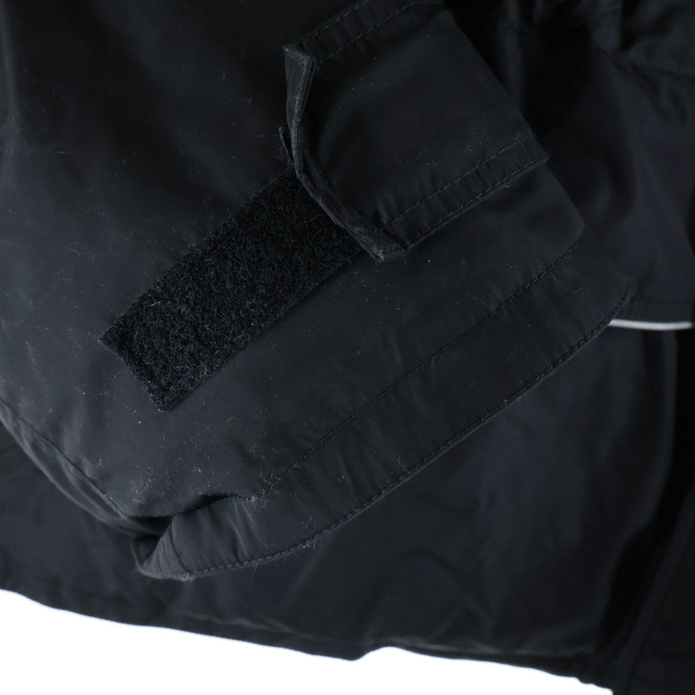 BALENCIAGA バレンシアガ WRAP PARKA ラップ マルチポケット ジップアップ ダウンジャケット ブラック 751715 TN019 1000 BALENCIAGA(バレンシアガ) WRAP PARKA ラップ マルチポケット ジップ