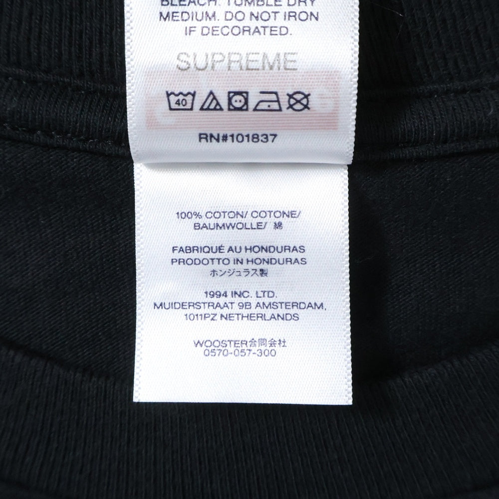SUPREME(シュプリーム) 25SS Beef Tee ビーフ Tシャツ 半袖 クルーネック カットソー ブラック