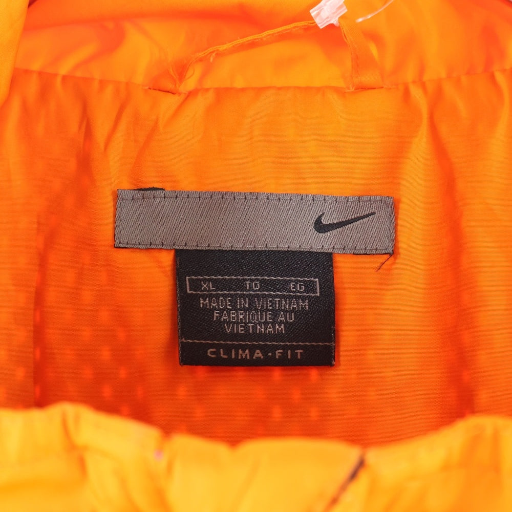 NIKE(ナイキ) ナイロンウィンドブレーカー スタンドカラージャケット オレンジ