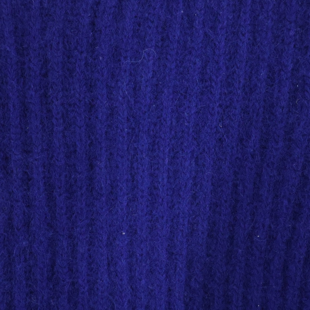 RAF SIMONS(ラフシモンズ) アンゴラニット クルーネックセーター ブルー