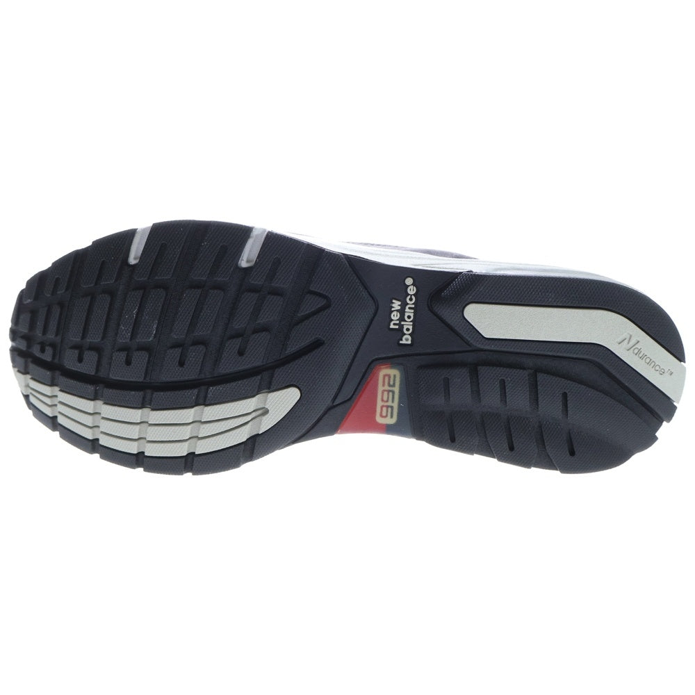 New Balance(ニューバランス) M992RR スウェード切り替えレースアップローカットスニーカー グレー マルチ US9/27cm