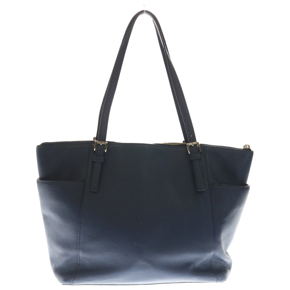MICHAEL KORS(マイケルコース) MKロゴストラップ レザー トートバッグ ネイビー