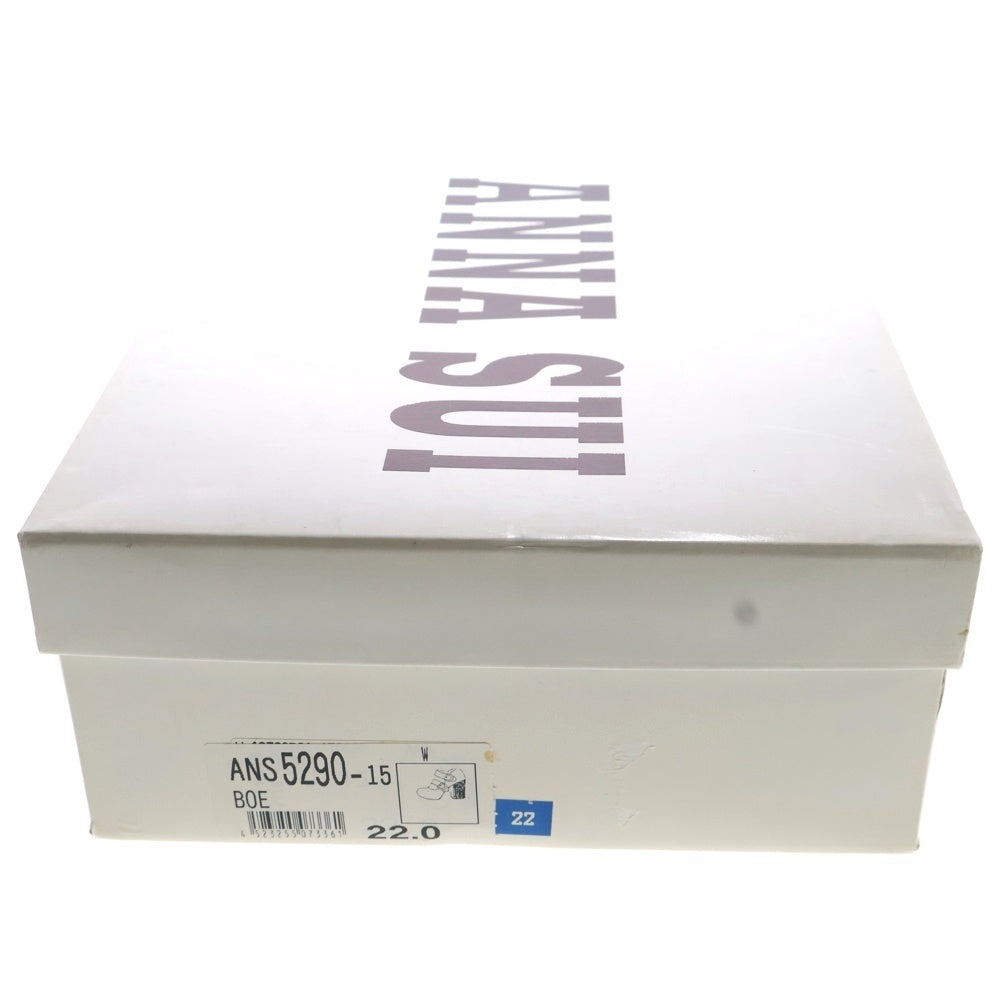 ANA SUI(アナスイ) 日本製 エナメル ハイヒール 猫足パンプス ベージュ レディース