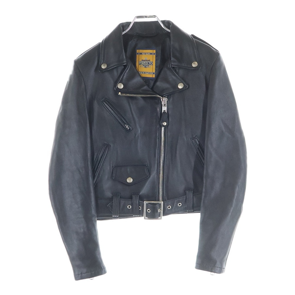 SCHOTT(ショット) 218W WOMENS LAMB ONE STAR RIDERS ワンスター ウィメンズ ダブルライダース ラムレザージャケット レディース ブラック 7197