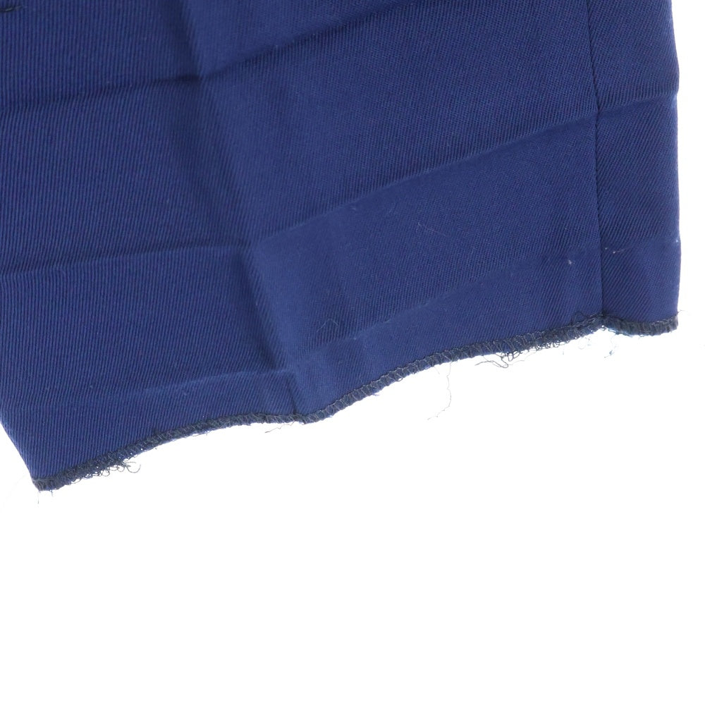 CREAM SODA(クリームソーダ) 2タック ジップアップ テーパードスラックスパンツ ネイビー