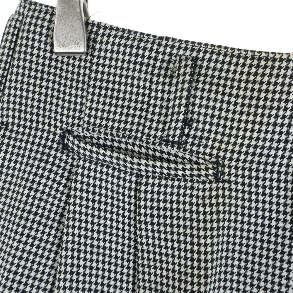 CREAM SODA(クリームソーダ) TETSUYA.T PINK DRAGON テツヤティーピンクドラゴン 千鳥格子柄 テーパードスラックスパンツ グレー