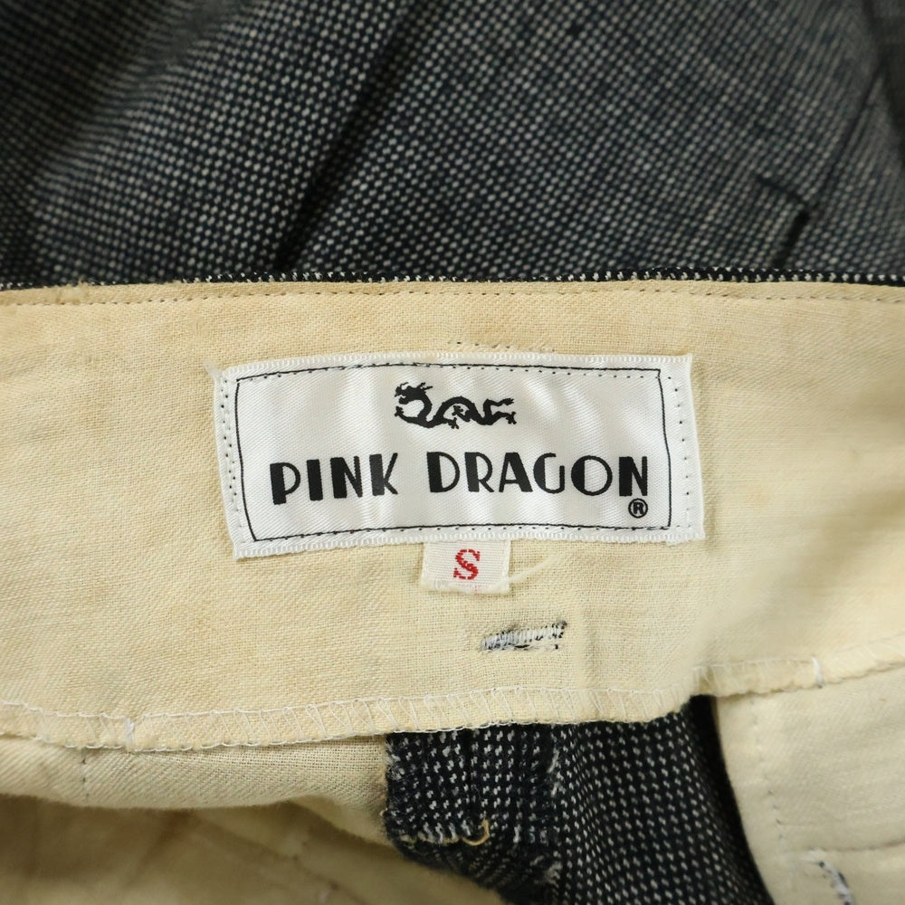 CREAM SODA(クリームソーダ) PINK DRAGON ピンクドラゴン バーズアイ テーパードスラックスパンツ グレー