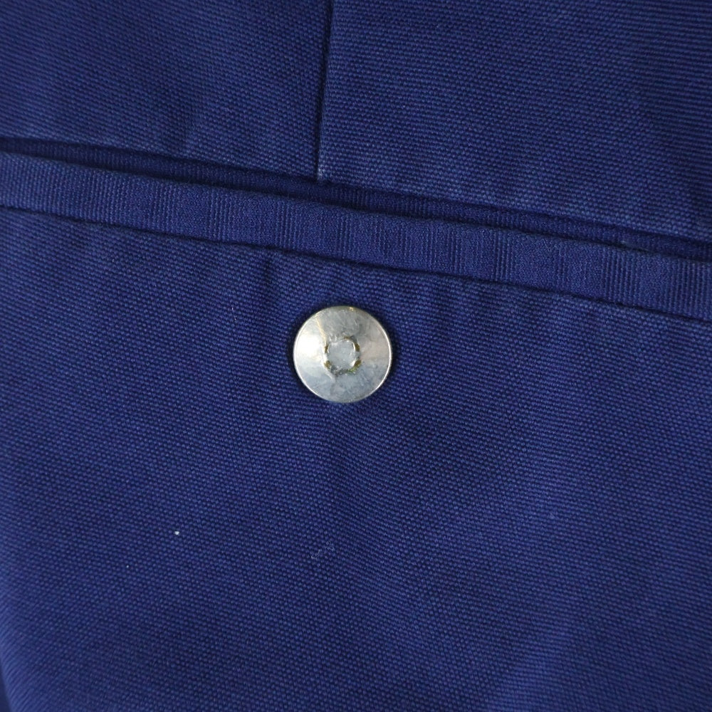 CREAM SODA(クリームソーダ) 2タック ジップアップ テーパードスラックスパンツ ネイビー