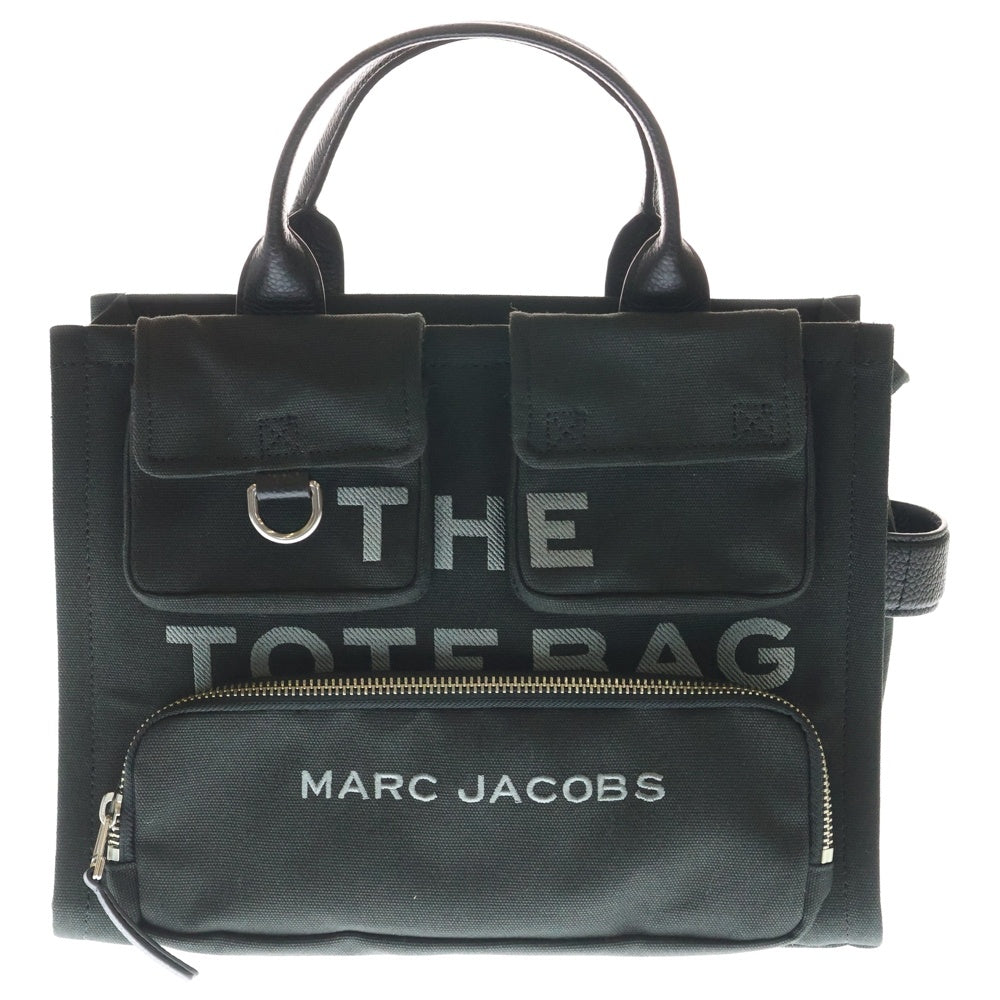 MARC BY MARC JACOBS(マーク バイ マーク ジェイコブス) ミディアム カーゴ キャンバストートバッグ ハンドバッグ ブラック レディース