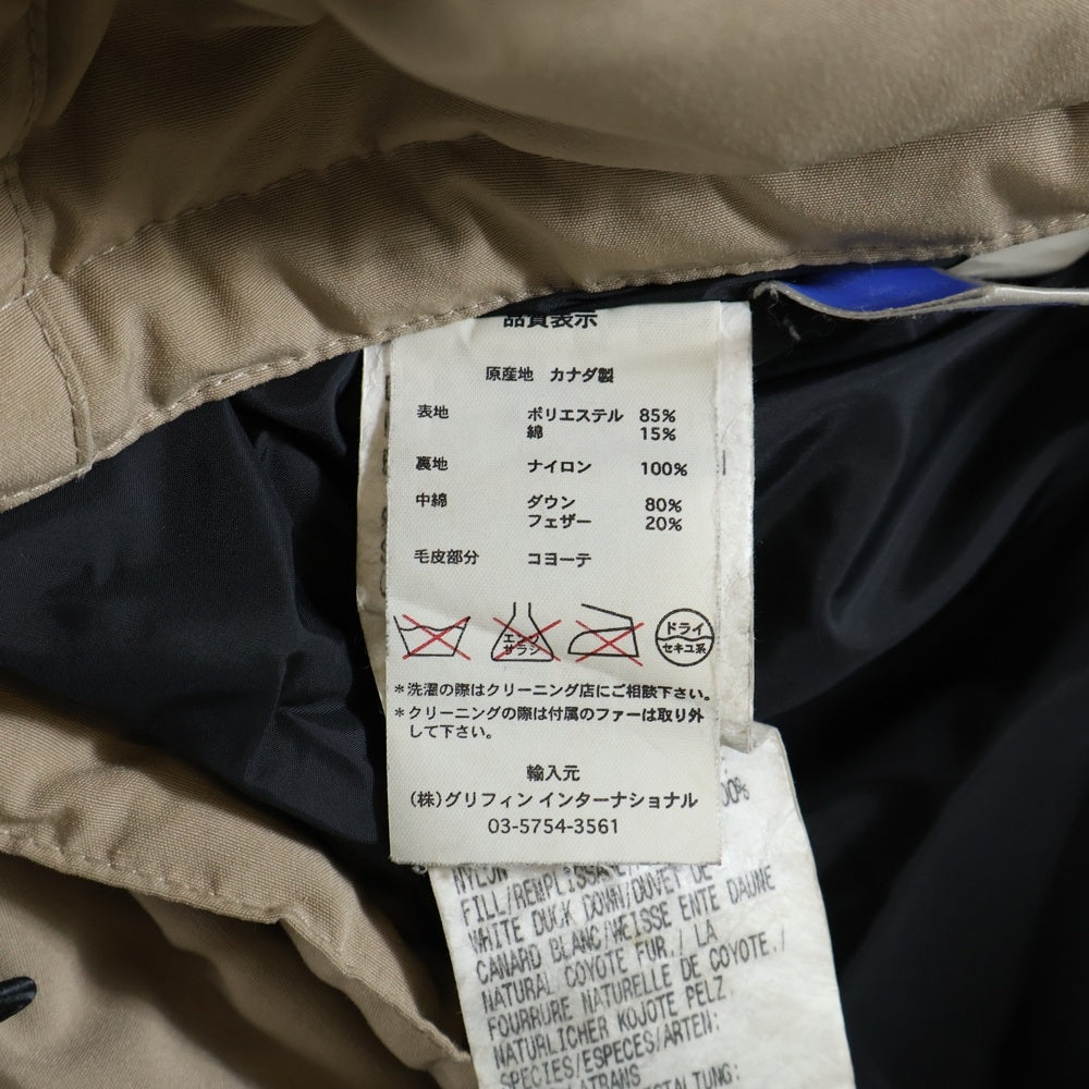 CANADA GOOSE(カナダグース) 3034JL R ソラリス ダウンジャケット ベージュ レディース
