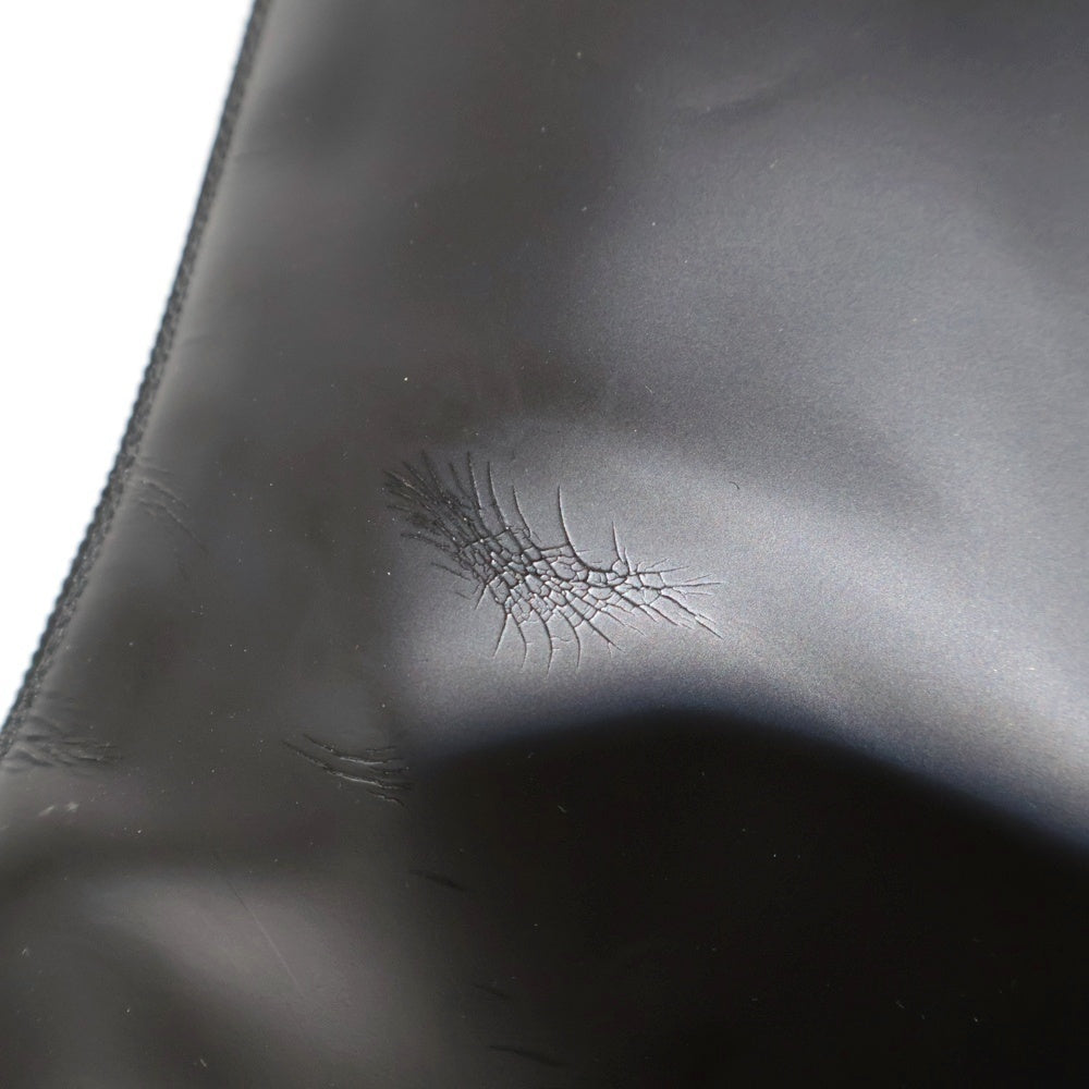 Salvatore Ferragamo(サルヴァトーレ フェラガモ) ラウンドトゥ フロントジップ ロングブーツ レディース ブラック DU31583