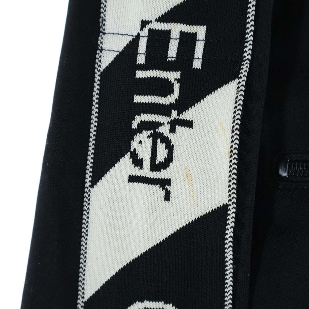 OFF-WHITE(オフホワイト) Diagonal Track Jacket サイドテープデザイン ダイアゴナル ハイネック トラックジャケット ブラック/ホワイト