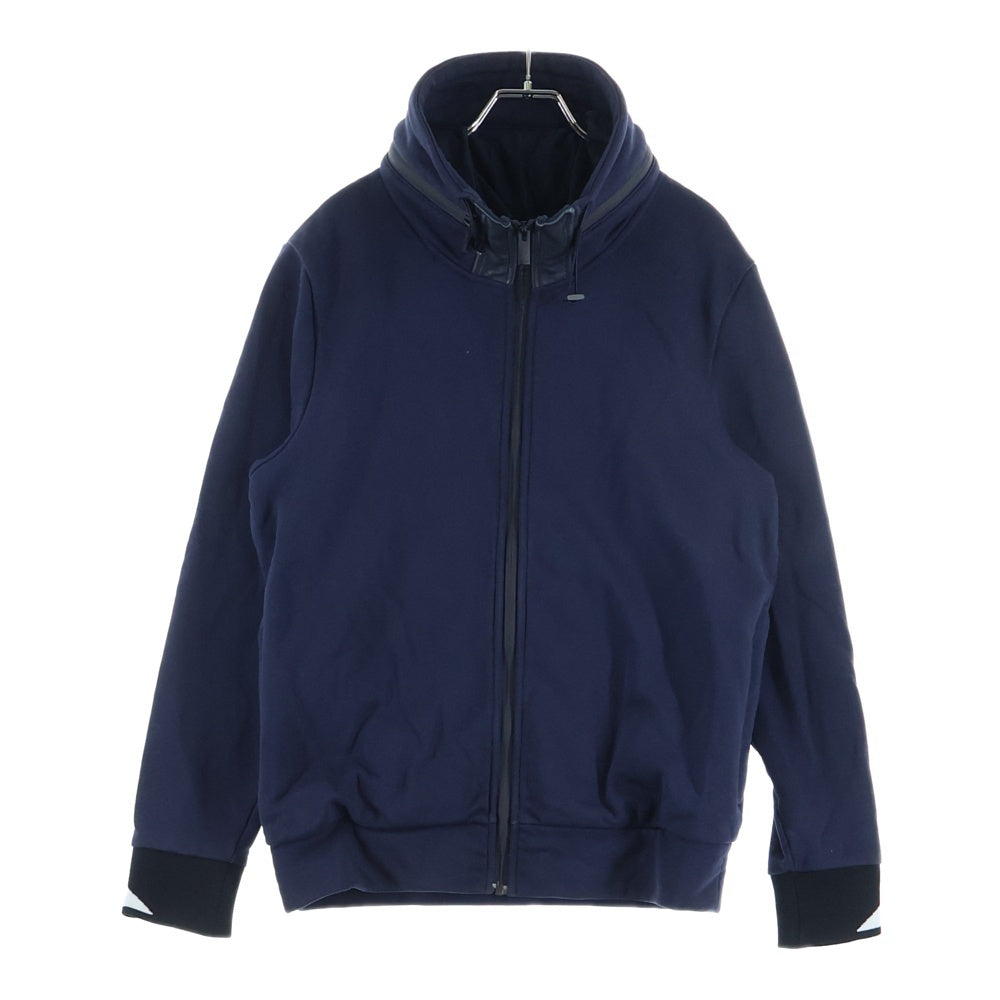 FENDI(フェンディ) リブ モンスターロゴ ジップアップジャケット フーデッド ジャージー ネイビー FAF525 A53H