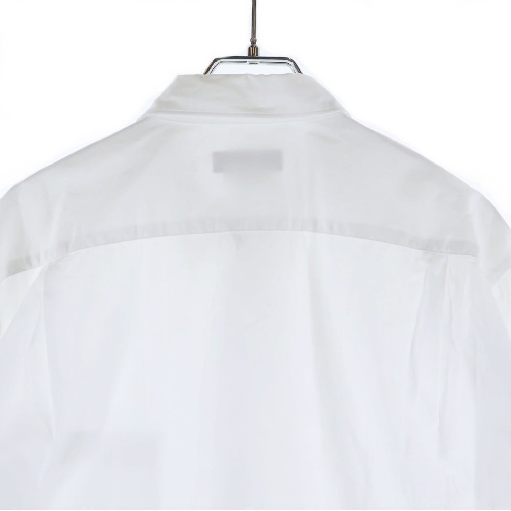 COMME des GARCONS HOMME PLUS(コムデギャルソンオムプリュス) 23SS AD2022 ASYMMETRICAL SHIRT アシンメトリー カットアウトデザイン 長袖シャツ ホワイト PK-B019