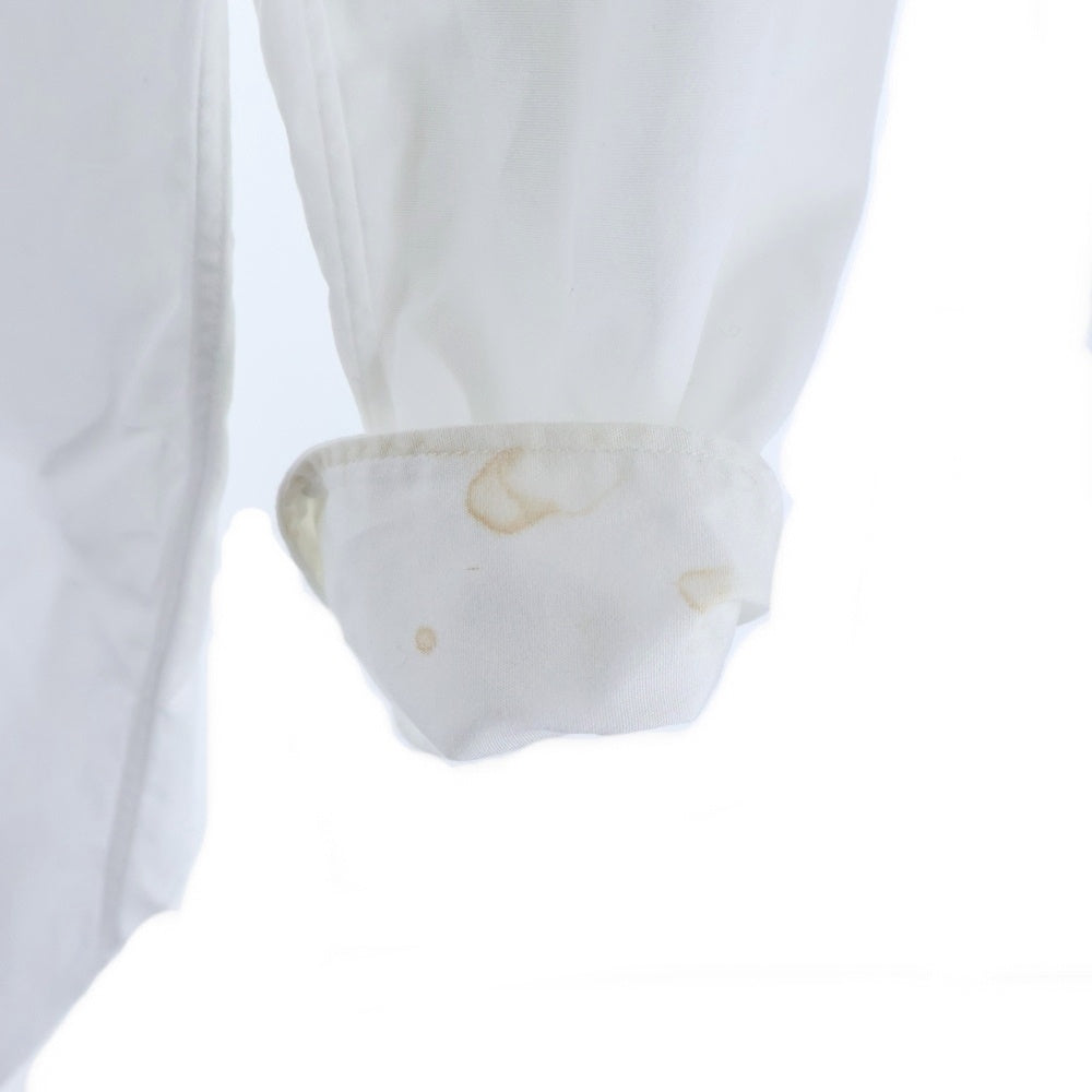 COMME des GARCONS HOMME PLUS(コムデギャルソンオムプリュス) 23SS AD2022 ASYMMETRICAL SHIRT アシンメトリー カットアウトデザイン 長袖シャツ ホワイト PK-B019