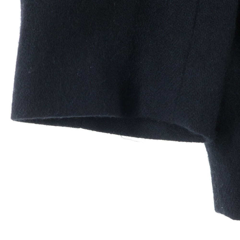 Y's for men(ワイズフォーメン) 25AW フラワーモチーフデザイン マルチポケット ウール シングル テーラードジャケット ブラック MJ-J16-802