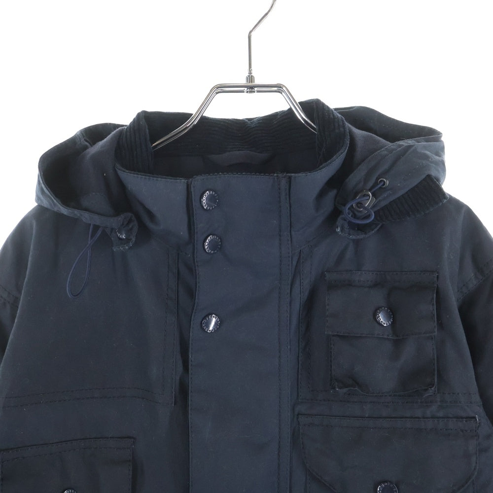 Barbour(バブアー) xEngineered Garments COWEN WAX Jacket xエンジニアードガーメンツ オイルドフーデッドジャケット ブラック 1902077