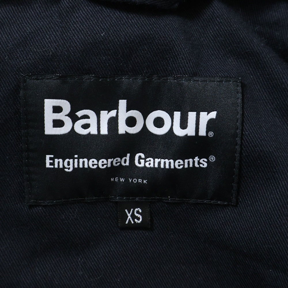 Barbour(バブアー) xEngineered Garments COWEN WAX Jacket xエンジニアードガーメンツ オイルドフーデッドジャケット ブラック 1902077