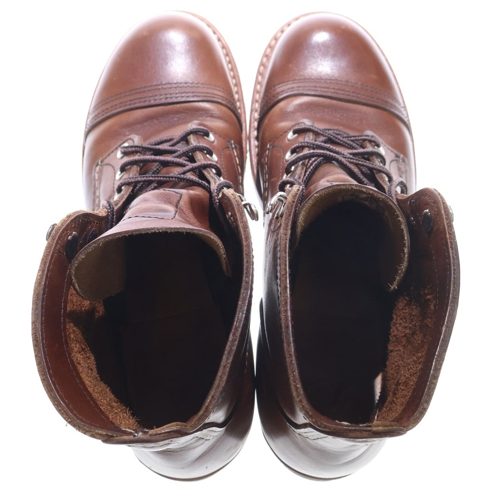 RED WING(レッド ウイング) 8111 IRON RANGER アイアンレンジャー レザー レースアップブーツ ブラウン US7.5/25.5cm
