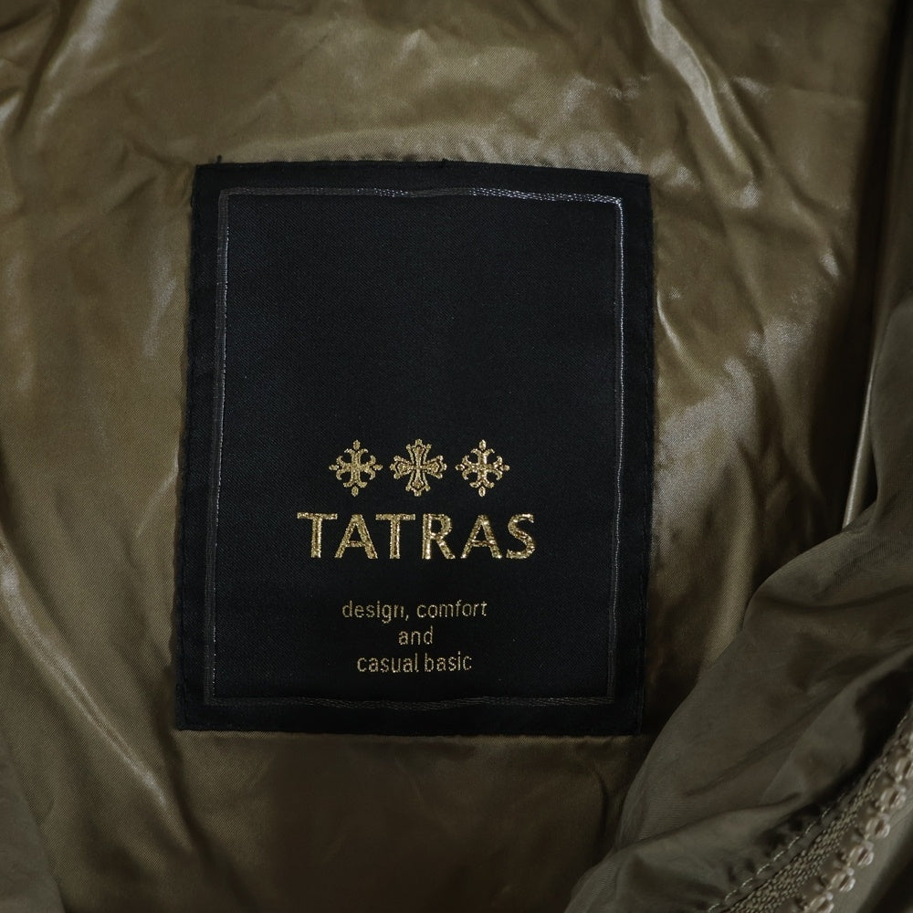 TATRAS(タトラス) SABRINA サブリナ ドローコード付き ダブルジップ フーデッドダウンコート レディース ブラウン LTA15A4393