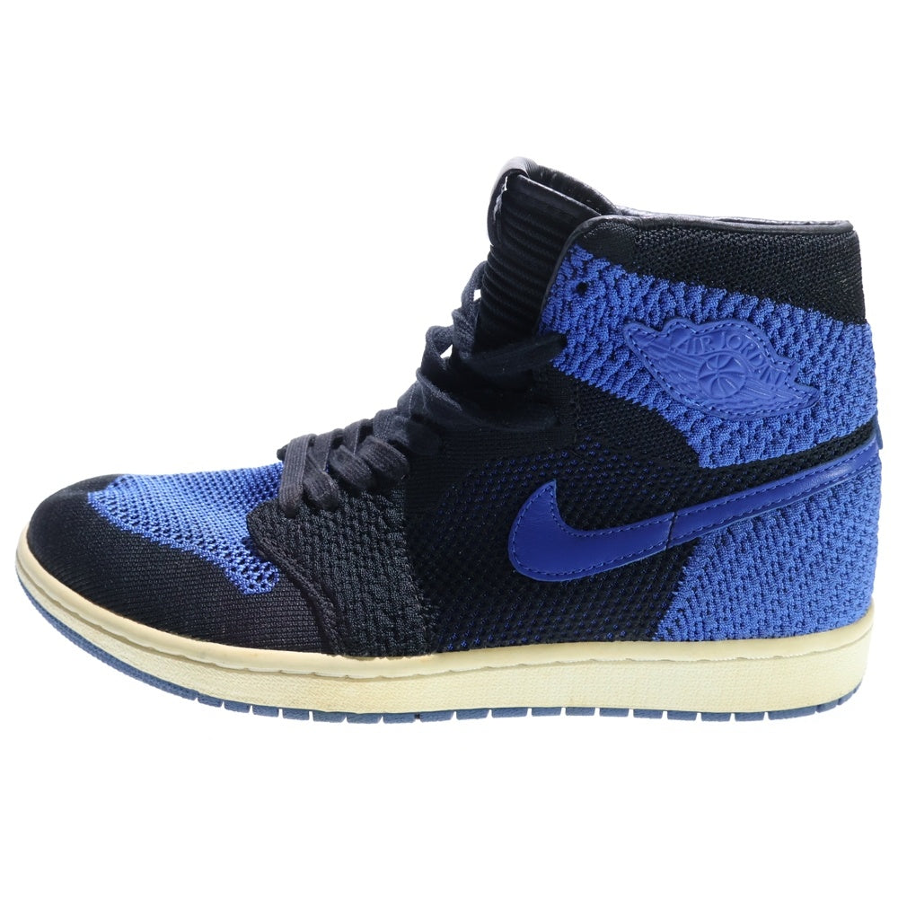 NIKE(ナイキ) AIR JORDAN 1 RETRO HIGH FLYKNIT エアジョーダン1 レトロ ハイ フライニット ハイカットスニーカー ブルー/ブラック US9.5/27.5cm 919704-006