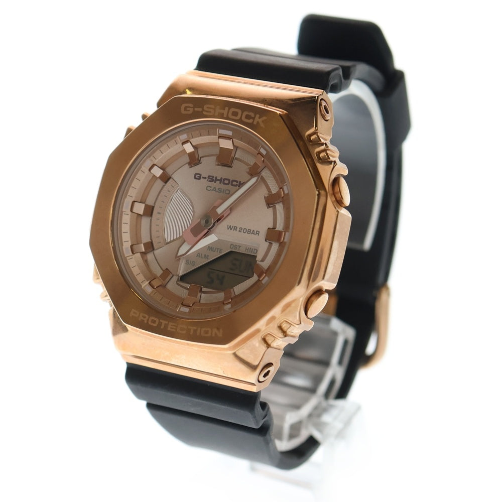 CASIO G-SHOCK(カシオ ジーショック) GM-S2100PG メタルカバード クオーツ腕時計 ウォッチ ピンクゴールド