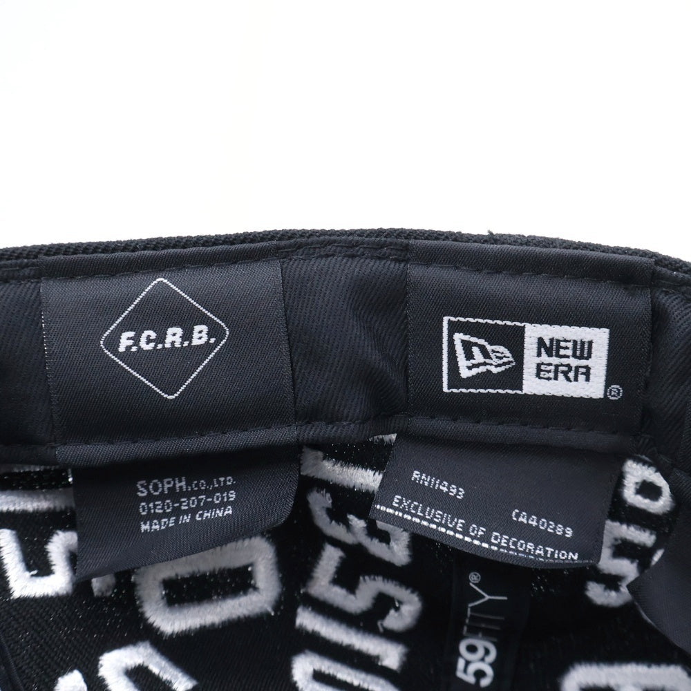 NEW ERA(ニューエラ) ×F.C.Real Bristol エフシーレアルブリストル 59FIFTY ベースボールキャップ 帽子 ブラック