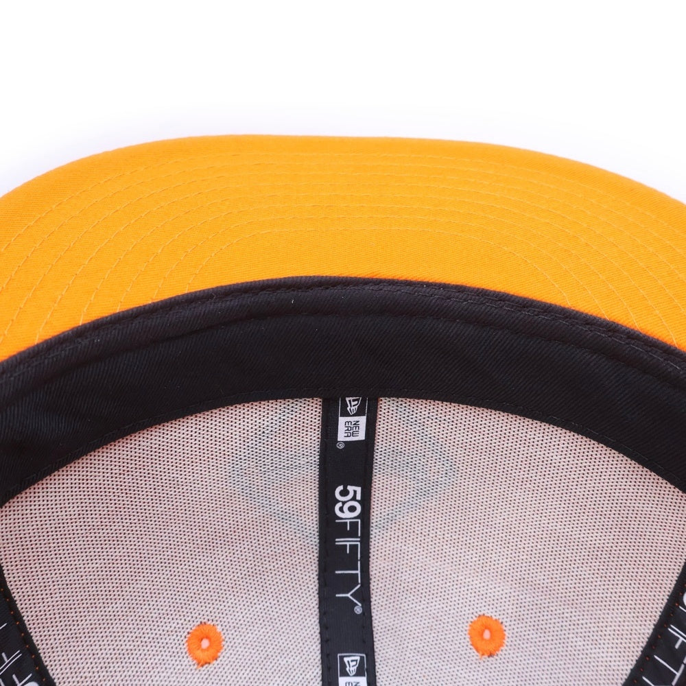 NEW ERA(ニューエラ) ×F.C.Real Bristol エフシーレアルブリストル 59FIFTY ベースボールキャップ 帽子 オレンジ