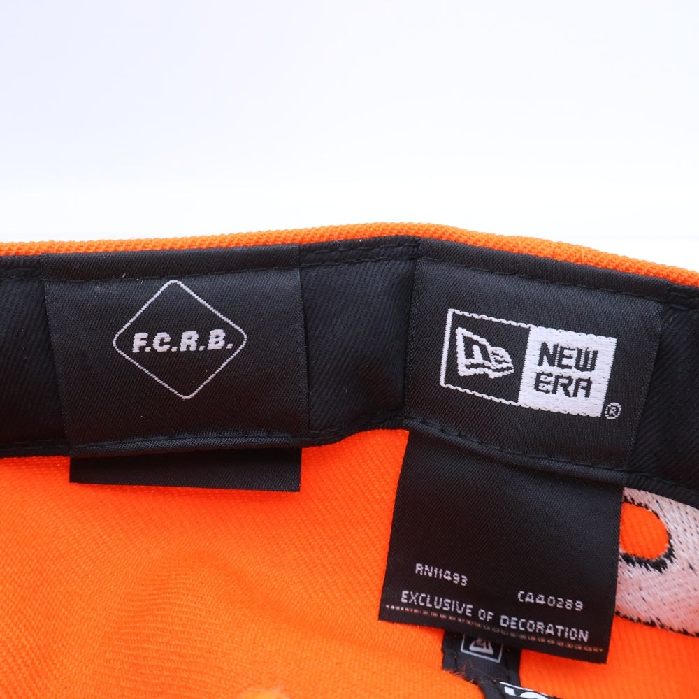 NEW ERA(ニューエラ) ×F.C.Real Bristol エフシーレアルブリストル 59FIFTY ベースボールキャップ 帽子 オレンジ