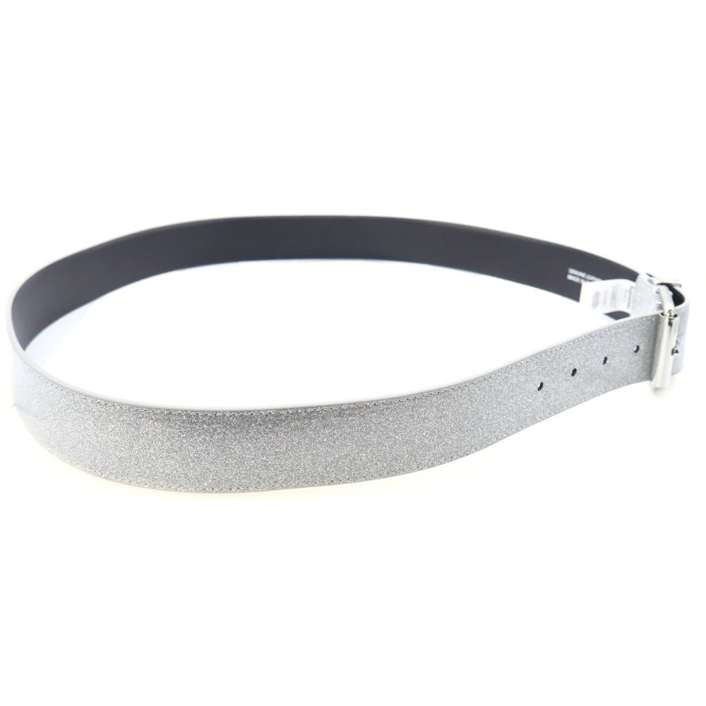 SUPREME(シュプリーム) 22AW Glitter Vinyl Ranger Belt グリッター ビニール レンジャー ベルト シルバー