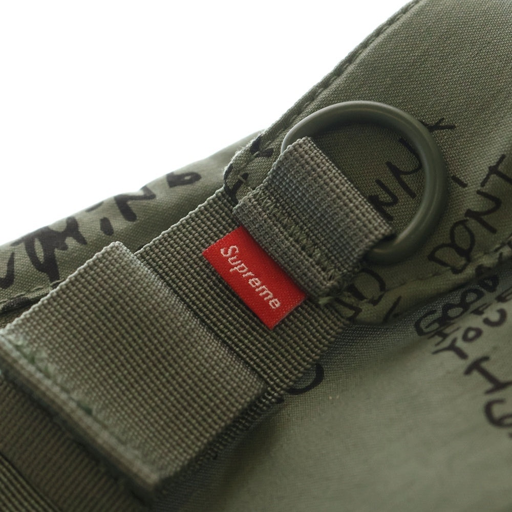 SUPREME(シュプリーム) 23SS Field Waist Bag ロゴデザイン フィールド ウエストバック カバン カーキ レディース