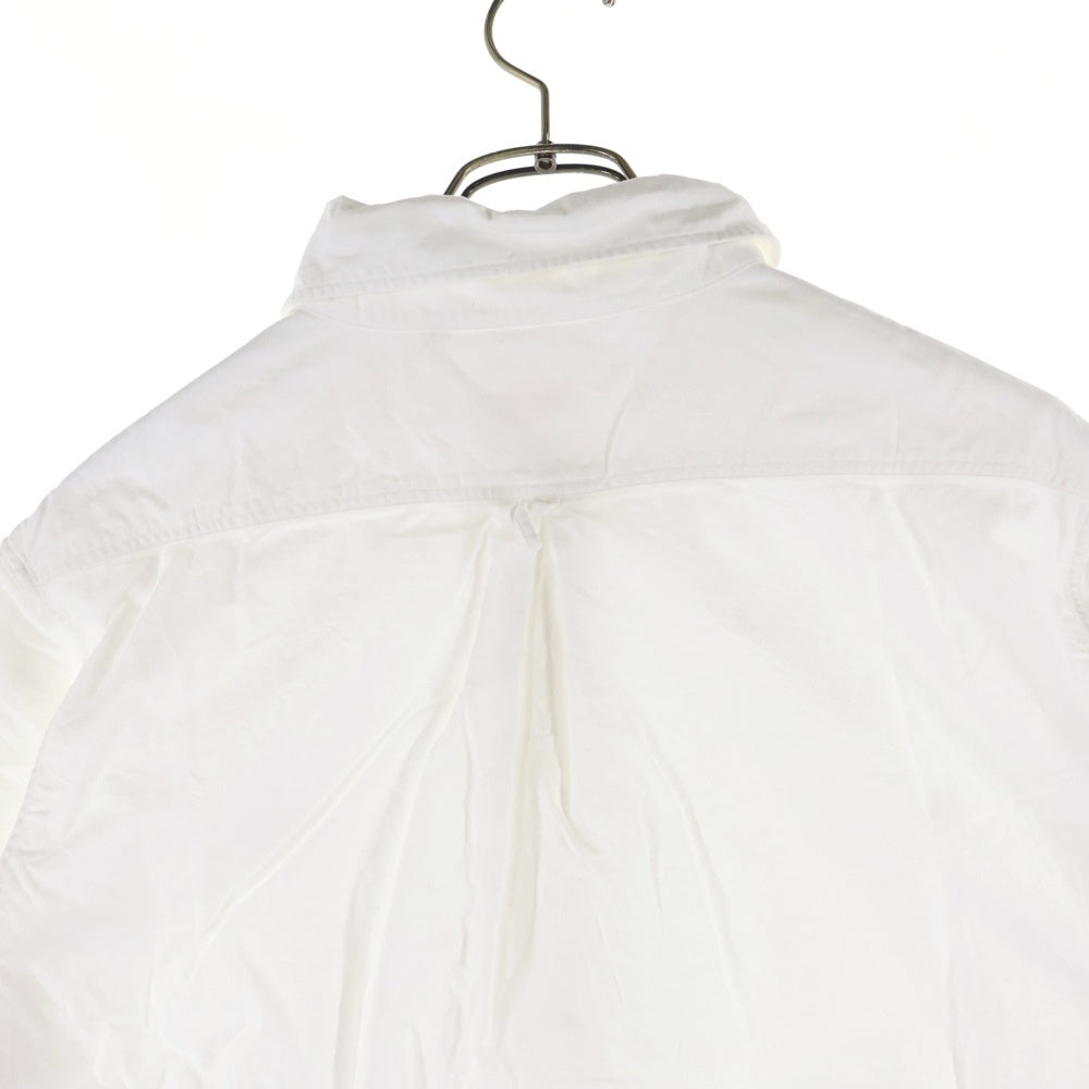 DANTON(ダントン) 18SS オックスフォード バンドカラー コットン 半袖 シャツ ホワイト 18S-WS-006