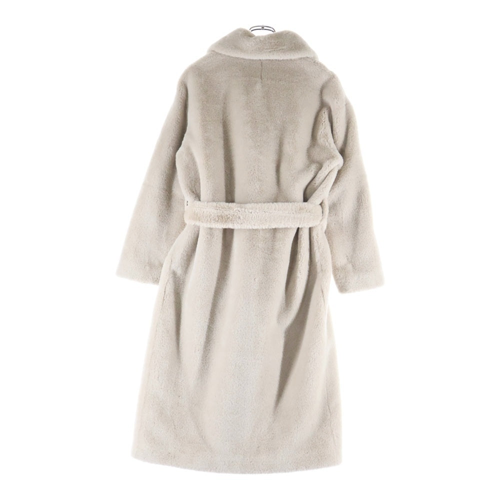 HERNO(ヘルノ) エコファー ガウン ロング コート グレー レディース CA0409D