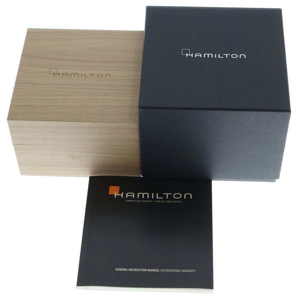 HAMILTON(ハミルトン) アードモア ステンレススチール レザー クオーツ ウオッチ 腕時計 レディース ブラウン H112110